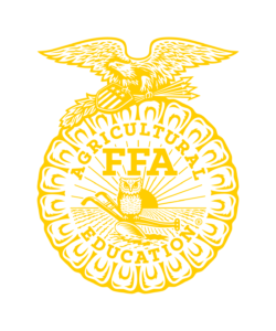 FFA emblem in one-color gold