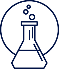 FFA beaker icon in corduroy